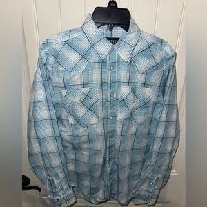 Twenty X- Wrangle boys pearl snap shirt. Youth XL (14-16)